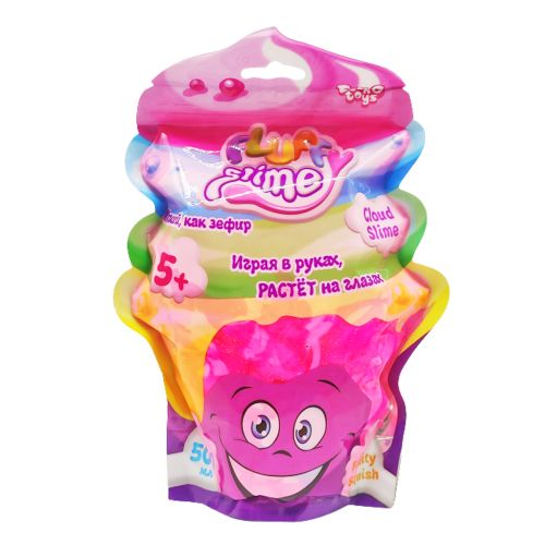 Слайм  Fluffy Slime рус 500 г фиолетовый фото