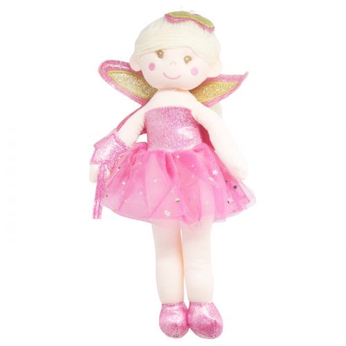 Мягкая кукла "Фея", розовая фото