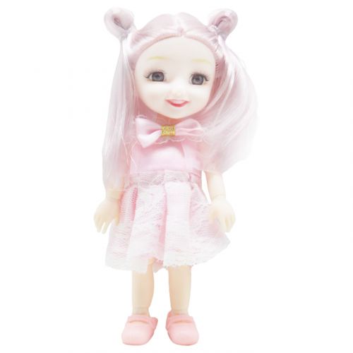 Кукла "Модная девушка", розовая фото