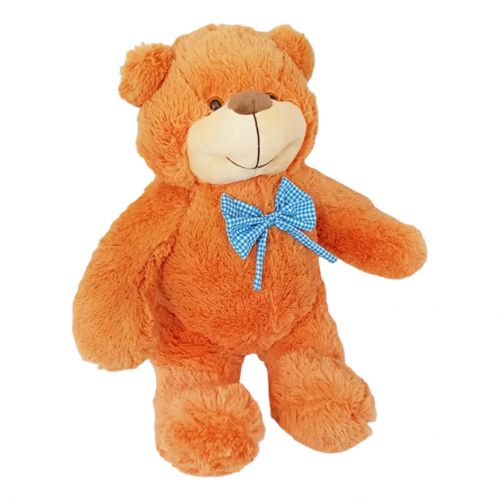 М'яка іграшка "Ведмідь Бо" коричневий 60 см фото