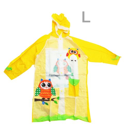 Дитячий дощовик, жовтий L фото