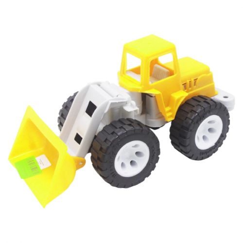 Машинка "Трактор", жовтий фото