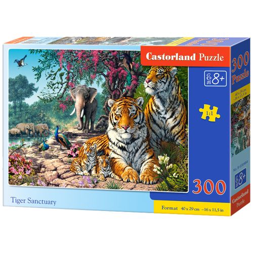 Пазли "Заповідник тигрів", 300 елементів фото