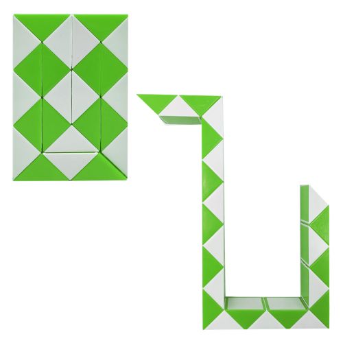 Логическая игра Змейка зеленая фото