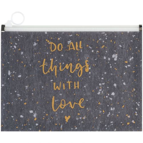 Папка на блискавці zip-lock, А4+, Shade Gray  мініатюра фото 1