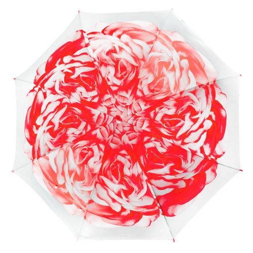 Уцінка.  Парасолька "Роза" (червоний) - Дефекти на полотні парасольки фото