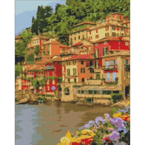 Алмазна мозаїка "Набережна Італії" 40х50см фото