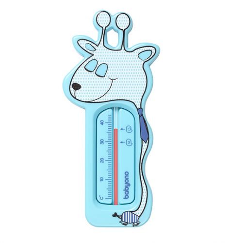 Термометр для воды "Жираф", голубой фото