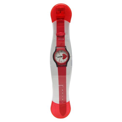 A-2428 Детские часы микс 25см (150) червоний фото