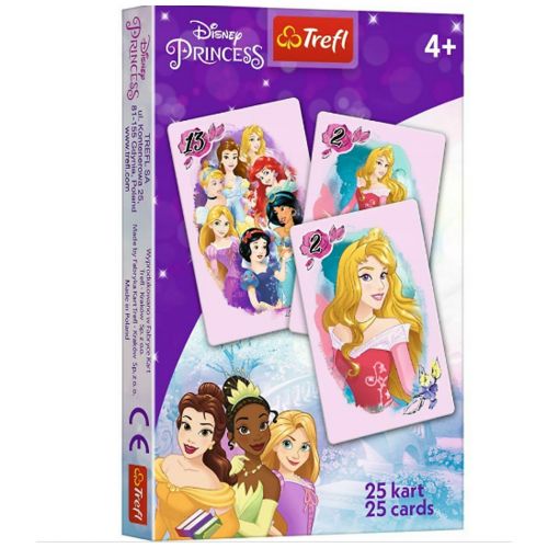 Гральні карти - (25 карт) - "Чарівні принцеси" /Trefl фото