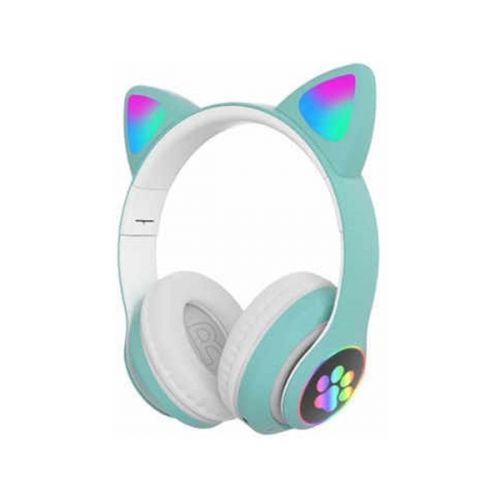 Беспроводные наушники "Cat", бирюзовые картинка Беспроводные наушники "Cat", бирюзовые фото