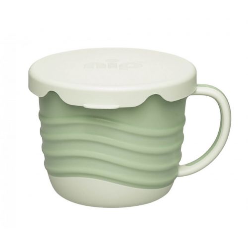 Чашка 2в1 для питья и снеков "Зеленая серия", мятная фото