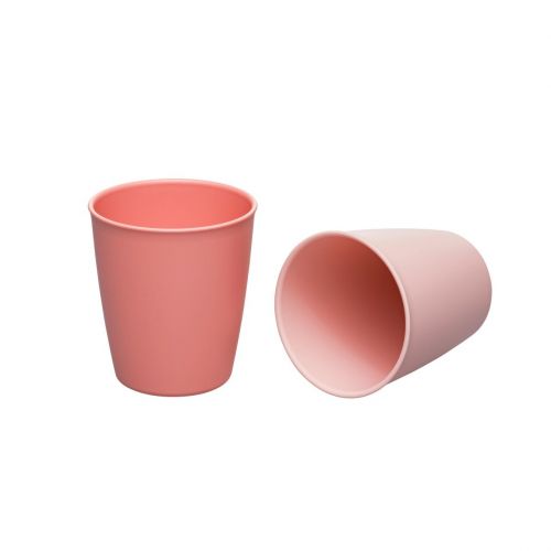 Стаканы для питья "Зеленая серия", розовые фото