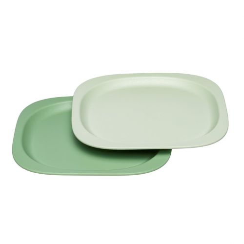 Тарелочка для кормления "Зеленая серия", мятная фото