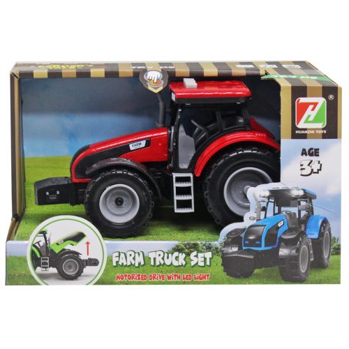 Инерционная игрушка "Трактор", красный фото