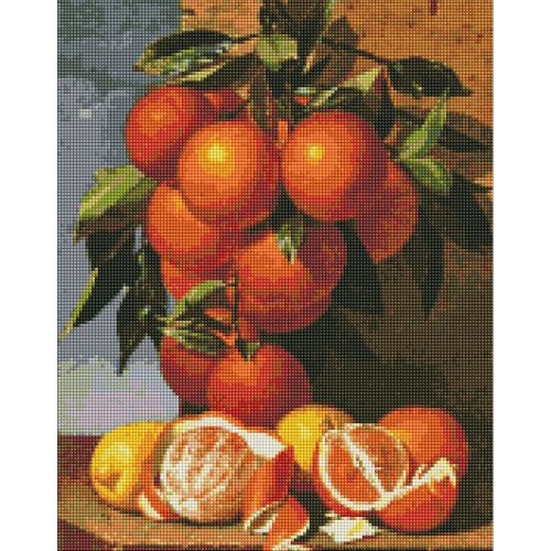 Алмазна мозаїка "Апельсини та лимони" 40х50см фото