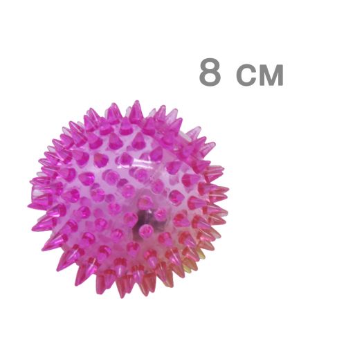 М'ячик із шипами, фіолетовий, 8 см фото