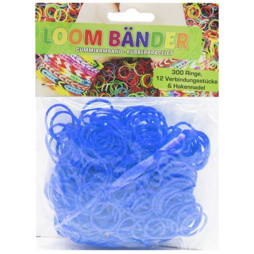 Резиночки для плетіння, блакитні фото