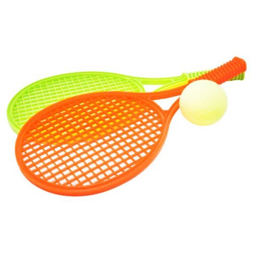 Уценка.  Набор для тенниса маленький помаранч+зелений - Грязный мячик фото