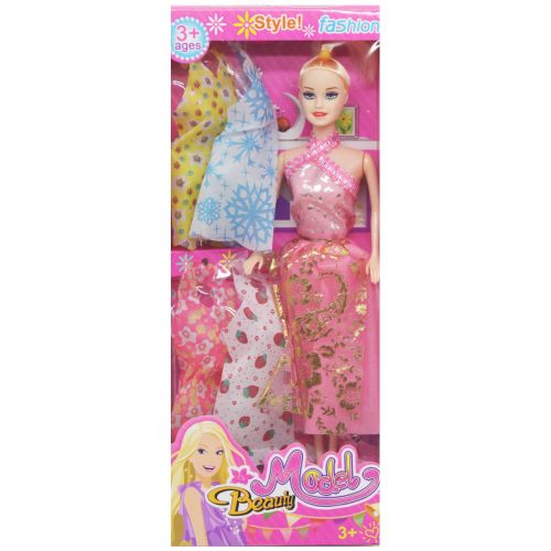 Лялька з нарядами "Model" у рожевому (вид 1) фото
