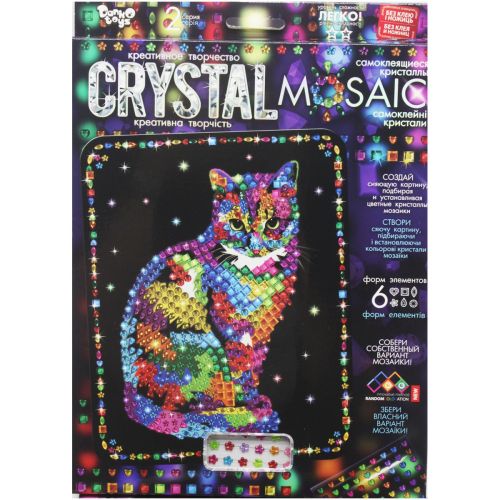 Набор для креативного творчества "CRYSTAL MOSAIC", "Кошка" фото