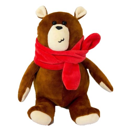 Мягкая игрушка "Медведь Маршмеллоу, коричневый фото