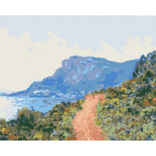 Картина за номерами "Гірський шлях в Монако.  Клод Моне" ★★★★ фото