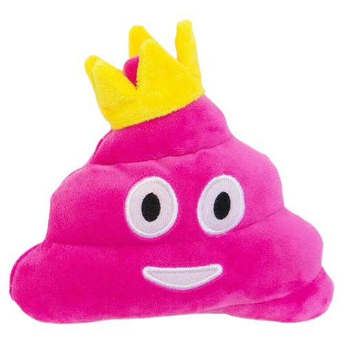 Мягкая игрушка "Смайлик Emoji Принцесса Какашка" фото