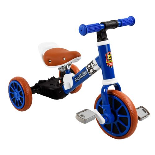 Велосипед-велобег 3-х колесный "Best Trike" синий фото