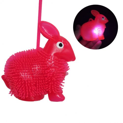 Іграшка-світяшка "Зайчик", червоний фото