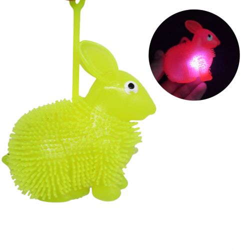 Іграшка-світяшка "Зайчик", жовтий фото