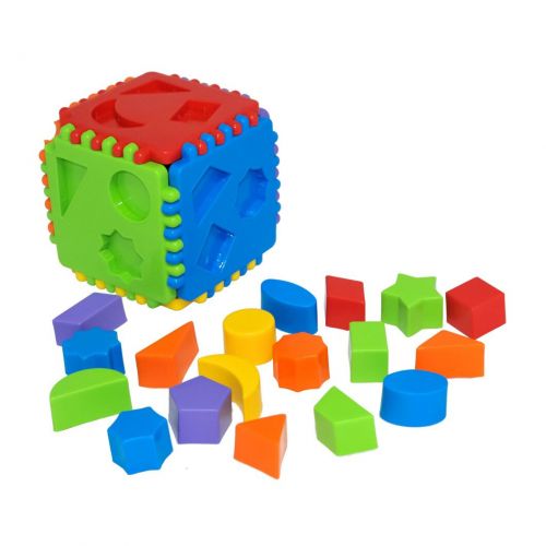 Іграшка-сортер "Educational cube" 24 елементи фото