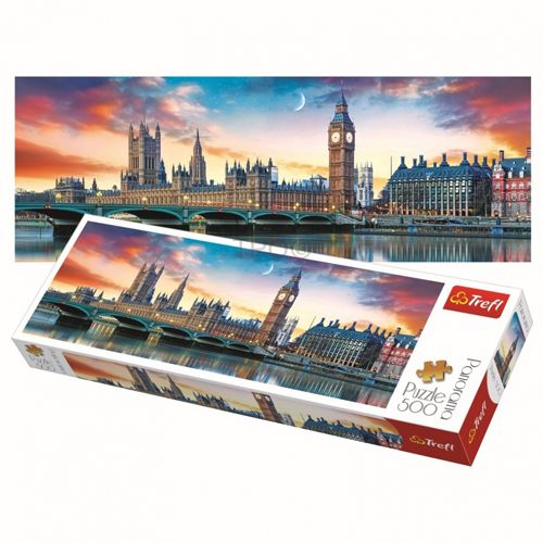 Пазлы-панорама "Биг-Бен Лондон", 500 элементов фото