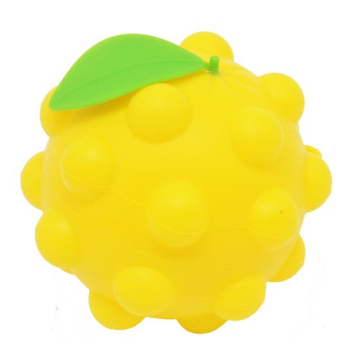 Мячик антистресс, желтый фото