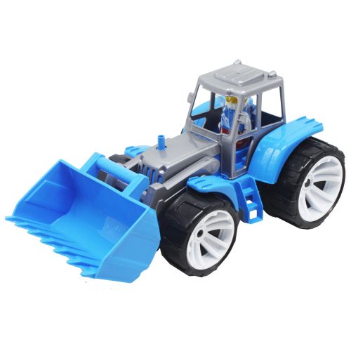 Пластиковая игрушка "Трактор", синий фото