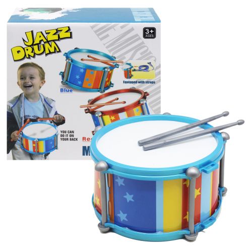 Дитячий барабан, синій фото