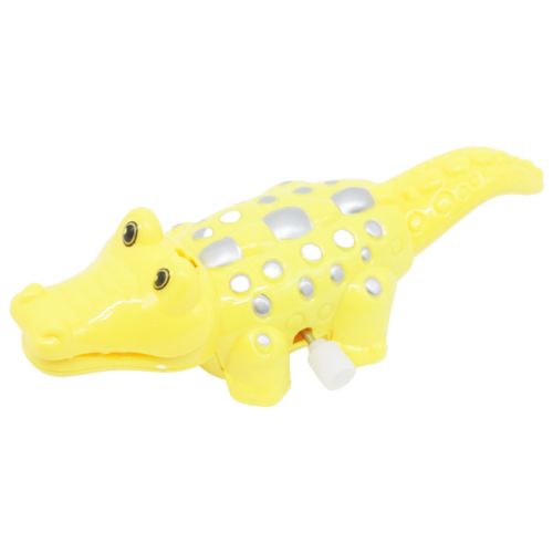 Заводна іграшка "Крокодил", жовтий фото