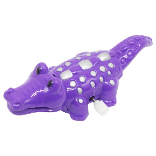 Заводна іграшка "Крокодил", фіолетовий фото