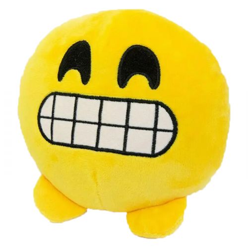 Мягкая игрушка "Смайлик Emoji Зубастик" фото