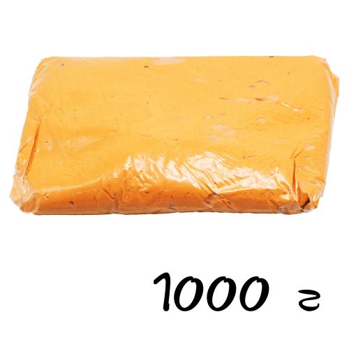 Тесто для лепки оранжевое, 1000 г фото