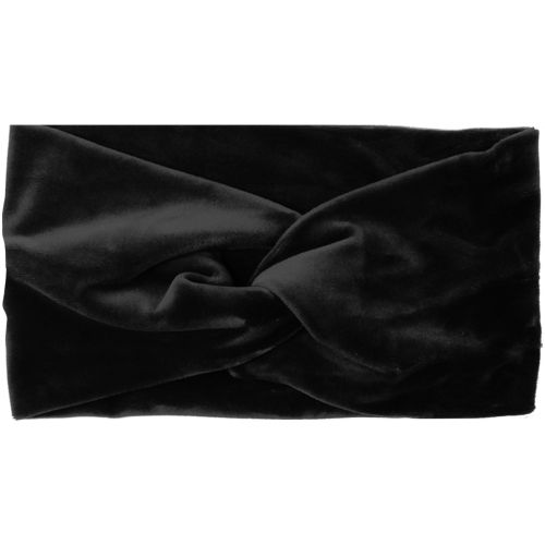 Бархатная повязка, черная фото