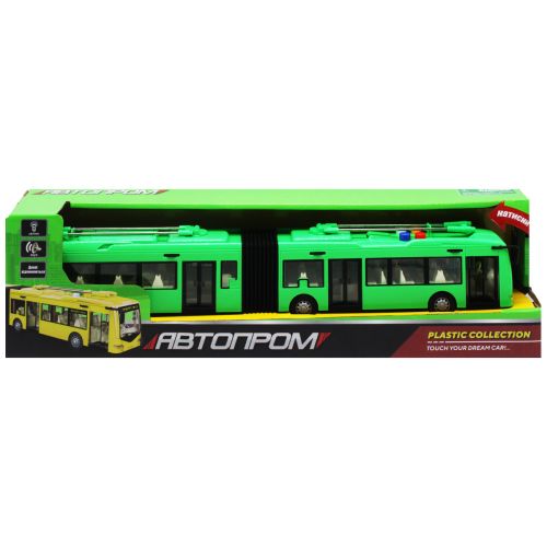 Тролейбус зелений фото