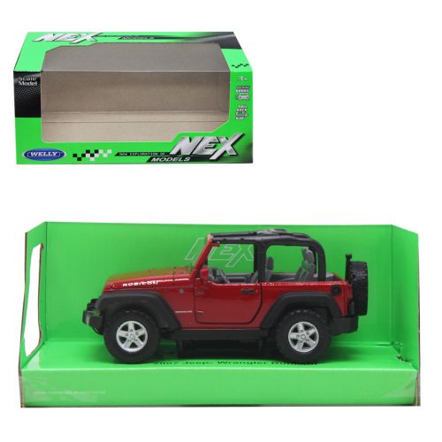 Машинка металлическая "Jeep Wrangler Rubicon", красная фото