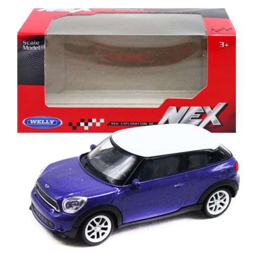 Машина металл 1:43 MINI COOPER PACEMAN синяя картинка Машина металл 1:43 MINI COOPER PACEMAN синяя фото