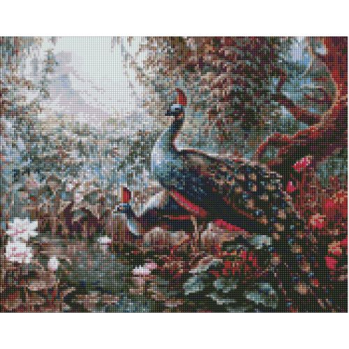 Алмазна мозаїка "Казкові павичі" фото