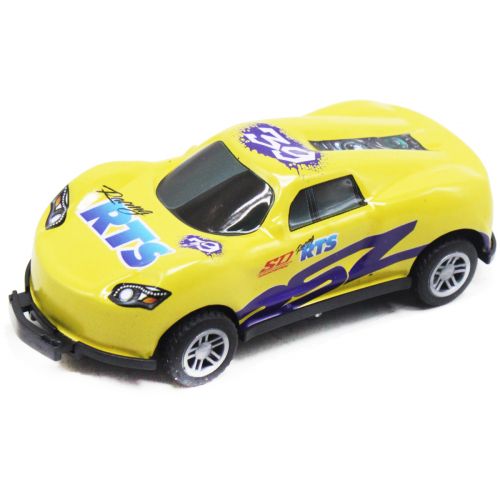 Машинка "Crash Racing" на планшеті, жовта фото