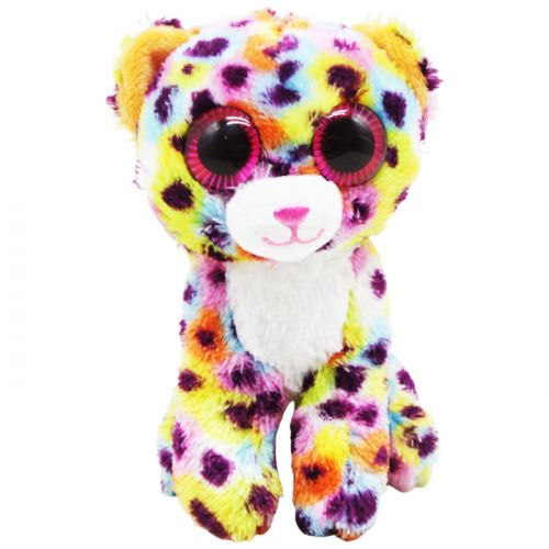 М'яка іграшка "Леопард глазастик", різнокольоровий фото