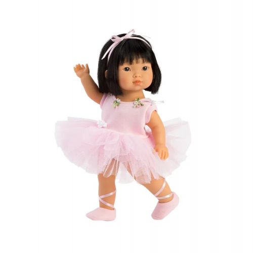 Кукла в розовом платье фото