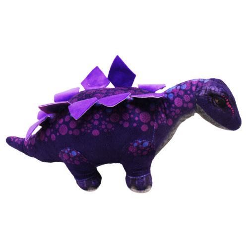 М'яка іграшка "Стегозавр", фіолетовий фото