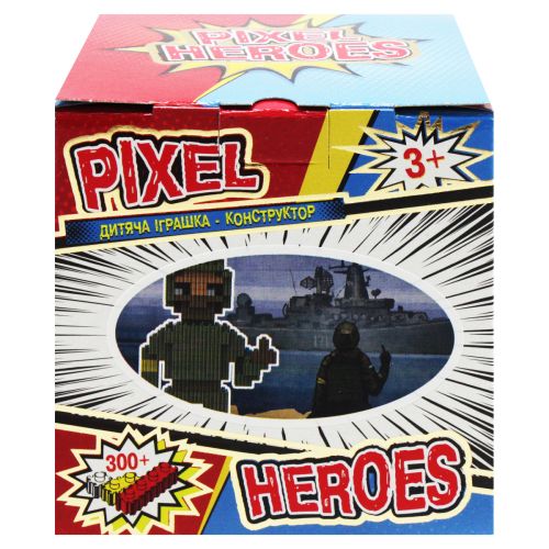 Конструктор "Pixel Heroes: Український Захисник", 374 дет. фото